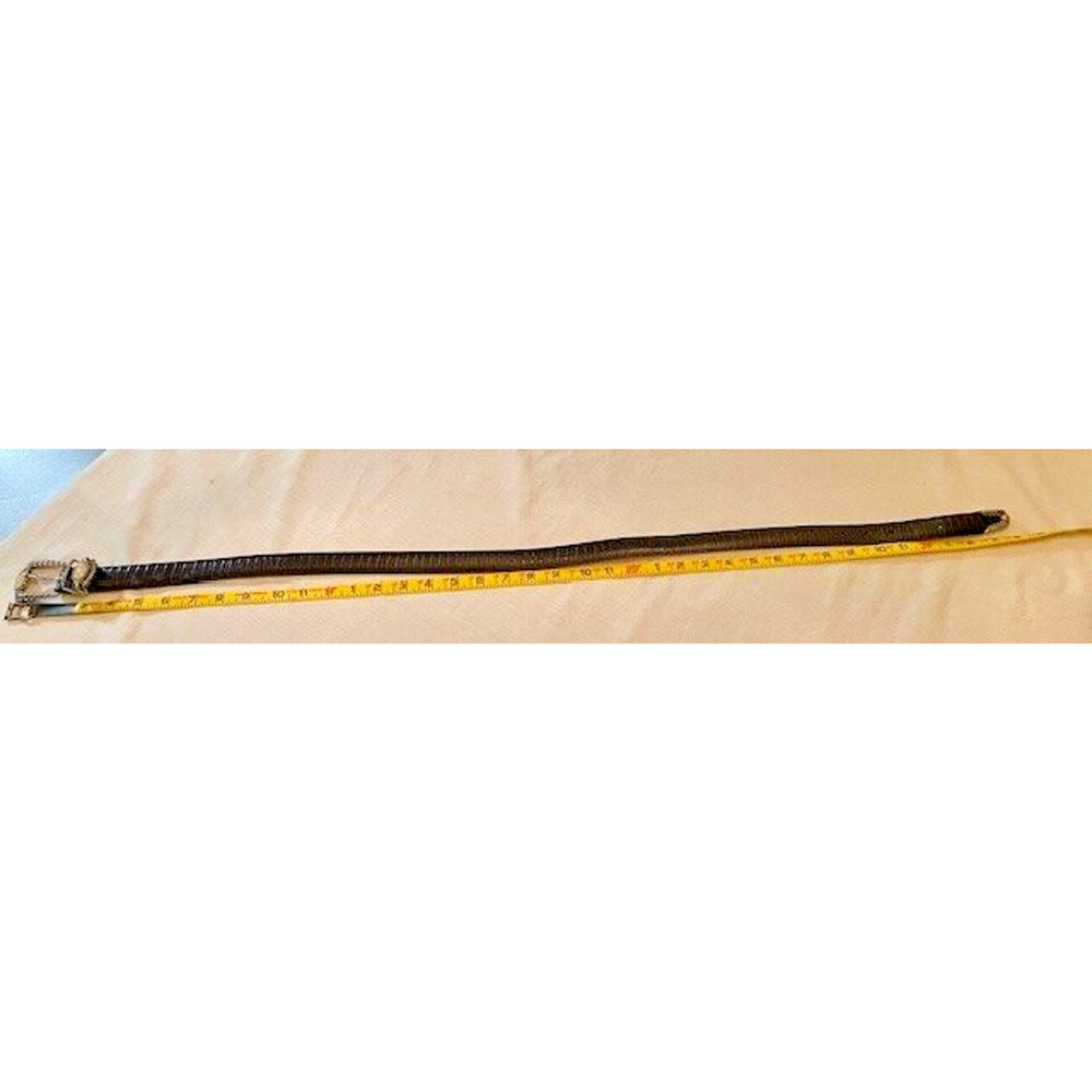 Vintage Brighton Museum Collection Womens Black Belt L37803 size L 40" Length - Picture 9 of 9
